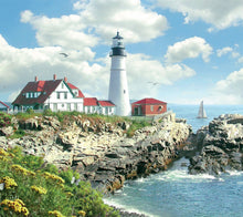 Load image into Gallery viewer, Lighthouses 2026 (Item #3017) - 12x24 Refill Sheet Calendar - BONUS POCKET PLANNER & BOOKMARK WHILE QUANTITIES LAST