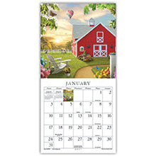 Load image into Gallery viewer, A Country Walk 2027 (Item #40018) - ** SHIPPING IN SEPTEMBER **7x14 Refill Sheet Calendar - INCLUDES LIST PAD & BONUS BOOKMARK WHILE QUANTITIES LAST