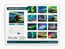 Load image into Gallery viewer, Aurora Borealis Folding Calendar 2026 (Item # 289963)