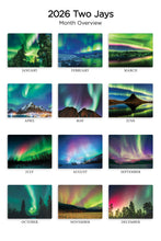 Load image into Gallery viewer, Aurora Borealis Folding Calendar 2026 (Item # 289963)