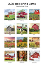 Load image into Gallery viewer, Beckoning Barns 2026 (Item #33012) - 12x24 Refill Sheet Calendar - BONUS POCKET PLANNER & BOOKMARK WHILE QUANTITIES LAST