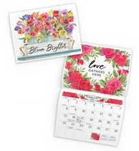 Load image into Gallery viewer, Bloom Brighter Folding Calendar 2026 (Item # 289811)
