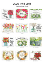 Load image into Gallery viewer, Bloom Brighter Folding Calendar 2026 (Item # 289811)