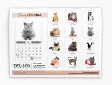 Load image into Gallery viewer, Charming Cats Folding Calendar 2026 (Item # 289822)