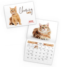 Load image into Gallery viewer, Charming Cats Folding Calendar 2026 (Item # 289822)