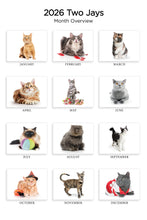 Load image into Gallery viewer, Charming Cats Folding Calendar 2026 (Item # 289822)