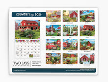 Load image into Gallery viewer, Country Days Folding Calendar 2026 (Item # 289844)
