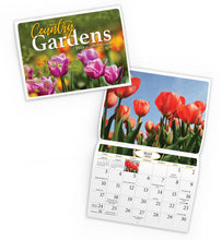 Load image into Gallery viewer, Country Gardens Folding Calendar 2026 (Item # 289855)