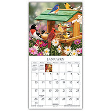 Load image into Gallery viewer, Feathered Friends 2027 (Item #43728) - ** SHIPPING IN SEPTEMBER **7x14 Refill Sheet Calendar - INCLUDES LIST PAD & BONUS BOOKMARK - WHILE QUANTITIES LAST