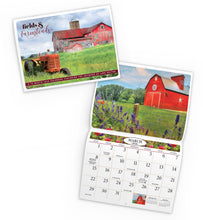 Load image into Gallery viewer, Fields & Farmsteads Folding Calendar 2026 (Item # 289877)
