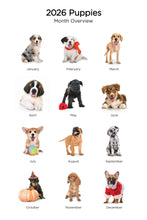 Load image into Gallery viewer, Puppies 2026 (Item #26606) - 12x24 Refill Sheet Calendar - BONUS POCKET PLANNER & BOOKMARK WHILE QUANTITIES LAST