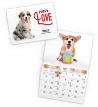 Load image into Gallery viewer, Puppy Love Folding Calendar 2026 (Item # 289623)