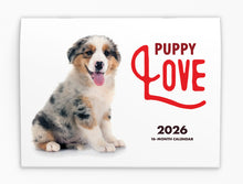 Load image into Gallery viewer, Puppy Love Folding Calendar 2026 (Item # 289623)