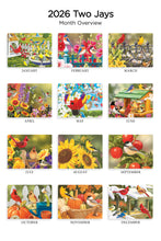 Load image into Gallery viewer, Sweet Songbirds Folding Calendar 2026 (Item # 289645)