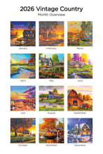 Load image into Gallery viewer, Vintage Country 2026 (Item #46442) - 12x24 Refill Sheet Calendar - BONUS POCKET PLANNER & BOOKMARK WHILE QUANTITIES LAST