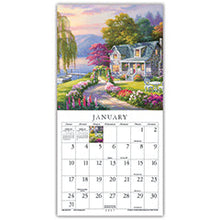 Load image into Gallery viewer, Vibrant Views (Item #42458) - 2027 - ** SHIPPING IN SEPTEMBER **7x14 Refill Sheet Calendar - INCLUDES LIST PAD & BONUS BOOKMARK - WHILE QUANTITIES LAST
