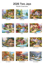 Load image into Gallery viewer, Vibrant Countryside Folding Calendar 2026 (Item # 289689)