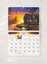Load image into Gallery viewer, Vintage Views Folding Calendar 2026 (Item # 289699)