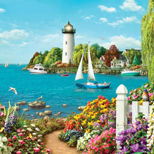Load image into Gallery viewer, Lighthouses 2027 (Item #3017) - ** SHIPPING IN SEPTEMBER **12x24 Refill Sheet Calendar - BONUS POCKET PLANNER &amp; BOOKMARK WHILE QUANTITIES LAST
