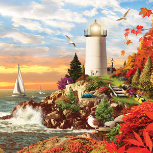 Lighthouses 2025 (Item #3017) - 12x24 Refill Sheet Calendar - BONUS POCKET PLANNER & BOOKMARK WHILE QUANTITIES LAST