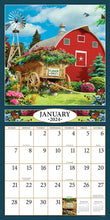 Load image into Gallery viewer, A Country Walk 2024 (Item #9175) - 12x24 Refill Sheet Calendar - BONUS POCKET PLANNER &amp; BOOKMARK WHILE QUANTITIES LAST
