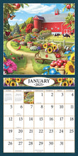 Load image into Gallery viewer, A Country Walk 2025 (Item #9175) - 12x24 Refill Sheet Calendar - BONUS POCKET PLANNER &amp; BOOKMARK WHILE QUANTITIES LAST
