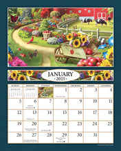 Load image into Gallery viewer, A Country Walk 2025 (Item #2616) - 8x10 Refill Sheet Calendar - BONUS POCKET PLANNER &amp; BOOKMARK WHILE QUANTITIES
