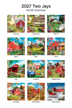 Load image into Gallery viewer, A Country Walk 2027 (Item #2616) - ** SHIPPING IN SEPTEMBER **8x10 Refill Sheet Calendar - BONUS POCKET PLANNER &amp; BOOKMARK WHILE QUANTITIES LAST
