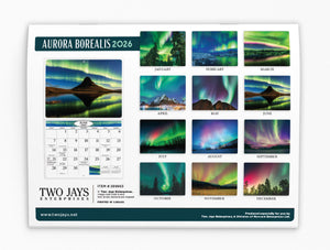 Aurora Borealis Folding Calendar 2026 (Item # 289963)