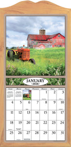 Beckoning Barns 2026 (Item #33012) - 12x24 Refill Sheet Calendar - BONUS POCKET PLANNER & BOOKMARK WHILE QUANTITIES LAST