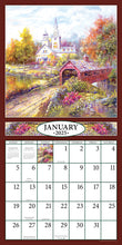 Load image into Gallery viewer, Bygone Days 2025 (Item #3133) - 12x24 Refill Sheet Calendar - BONUS POCKET PLANNER &amp; BOOKMARK WHILE QUANTITIES LAST
