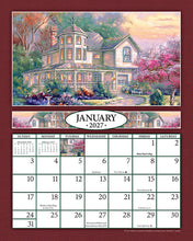 Load image into Gallery viewer, Bygone Days 2027 (Item #2869) - ** SHIPPING IN SEPTEMBER **8x10 Refill Sheet Calendar - BONUS POCKET PLANNER &amp; BOOKMARK WHILE QUANTITIES LAST
