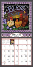 Load image into Gallery viewer, Bless This Nest 2027 (Item # 7052) -** SHIPPING IN SEPTEMBER ** 12x24 Refill Sheet Calendar - BONUS POCKET PLANNER &amp; BOOKMARK WHILE QUANTITIES LAST
