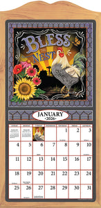 Bless This Nest 2026 (Item # 7052) - 12x24 Refill Sheet Calendar - BONUS POCKET PLANNER & BOOKMARK WHILE QUANTITIES LAST