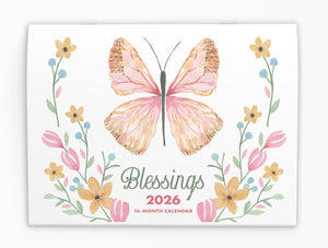 Blessings Folding Calendar 2026 (Item # 289995)