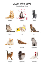 Load image into Gallery viewer, Cats 2027 (Item #2642) - ** SHIPPING IN SEPTEMBER **12x24 Refill Sheet Calendar - BONUS POCKET PLANNER &amp; BOOKMARK WHILE QUANTITIES LAST
