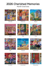 Load image into Gallery viewer, Cherished Memories 2026 (Item #241245) - 12x24 Refill Sheet Calendar - BONUS POCKET PLANNER &amp; BOOKMARK WHILE QUANTITIES LAST
