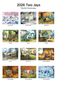 Country Charm Folding Calendar 2026 (Item # 289833)