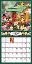 Load image into Gallery viewer, Feathered Friends 2027 (Item #9372) - ** SHIPPING IN SEPTEMBER **12x24 Refill Sheet Calendar - BONUS POCKET PLANNER &amp; BOOKMARK WHILE QUANTITIES LAST
