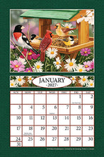 Load image into Gallery viewer, Feathered Friends 2027 (Item #0733) -** SHIPPING IN SEPTEMBER ** 4x6 Refill Sheet Calendar - BONUS POCKET PLANNER &amp; BOOKMARK WHILE QUANTITIES LAST
