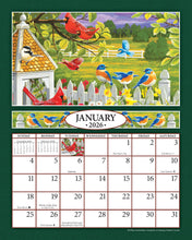 Load image into Gallery viewer, Feathered Friends 2026 (Item #2776) - 8x10 Refill Sheet Calendar - BONUS POCKET PLANNER &amp; BOOKMARK WHILE QUANTITIES LAST
