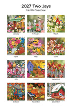 Load image into Gallery viewer, Feathered Friends 2027 (Item #43728) - ** SHIPPING IN SEPTEMBER **7x14 Refill Sheet Calendar - INCLUDES LIST PAD &amp; BONUS BOOKMARK - WHILE QUANTITIES LAST
