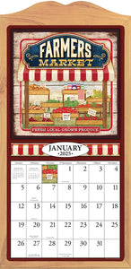 Farmers Market 2025 (Item #21332) - 12x24 Refill Sheet Calendar - BONUS POCKET PLANNER & BOOKMARK WHILE QUANTITIES LAST