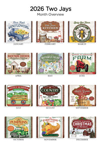 Farm to Table Folding Calendar 2026 (Item # 289866)