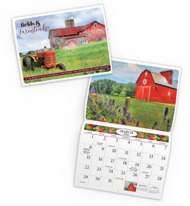 Fields & Farmsteads Folding Calendar 2026 (Item # 289877)