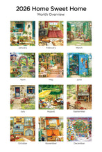 Load image into Gallery viewer, Home Sweet Home 2026 (Item #9289) - 12x24 Refill Sheet Calendar - BONUS POCKET PLANNER &amp; BOOKMARK WHILE QUANTITIES
