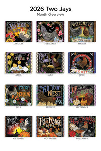 Home to Roost Folding Calendar 2026 (Item # 289888)