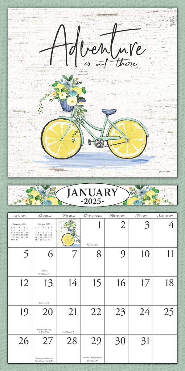 Love the Journey 2025 (Item#77632)  - 12x24 Refill Sheet Calendar - BONUS POCKET PLANNER & BOOKMARK WHILE QUANTITIES LAST