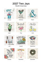 Load image into Gallery viewer, Love the Journey 2027 (Item#77632)  - ** SHIPPING IN SEPTEMBER **12x24 Refill Sheet Calendar - BONUS POCKET PLANNER &amp; BOOKMARK WHILE QUANTITIES LAST
