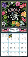 Load image into Gallery viewer, Grow Your Own Way 2026 (Item #7106) - 12x24 Refill Sheet Calendar - BONUS POCKET PLANNER &amp; BOOKMARK WHILE QUANTITIES LAST
